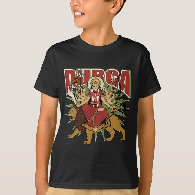 T-shirts Durga Hindu (Frente)