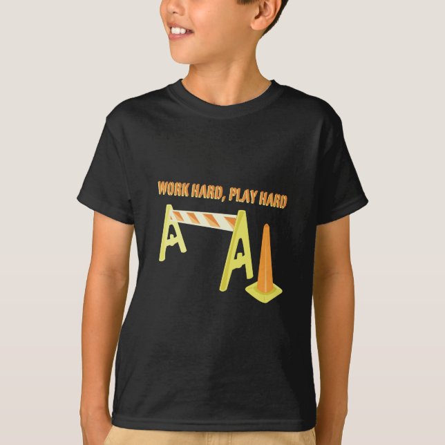 T-shirts Duro do trabalho (Frente)