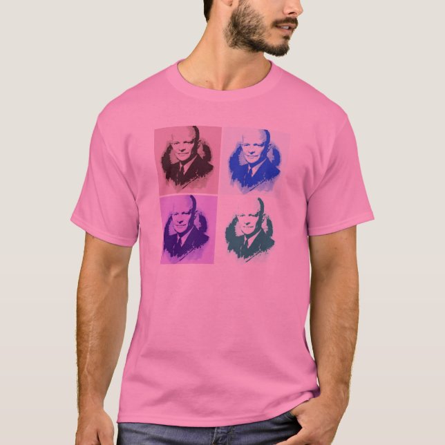 T-shirts Dwight D Eisenhower (Frente)