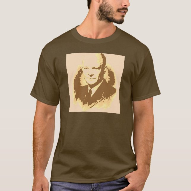 T-shirts Dwight D Eisenhower (Frente)