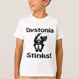 T-shirts Dystonia Stinks Skunk Awarness Design