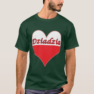 T-shirts Dziadzia Polska Heart