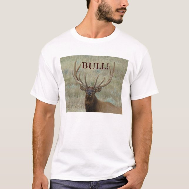 T-shirts E10 Alce Macho em Antler em Fotografia de Cabeça (Frente)