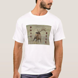 T-shirts E6 Alce Macho em Veludo