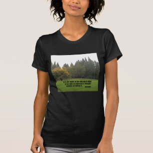 T-shirts É a marca de uma mente educada... Aristóteles