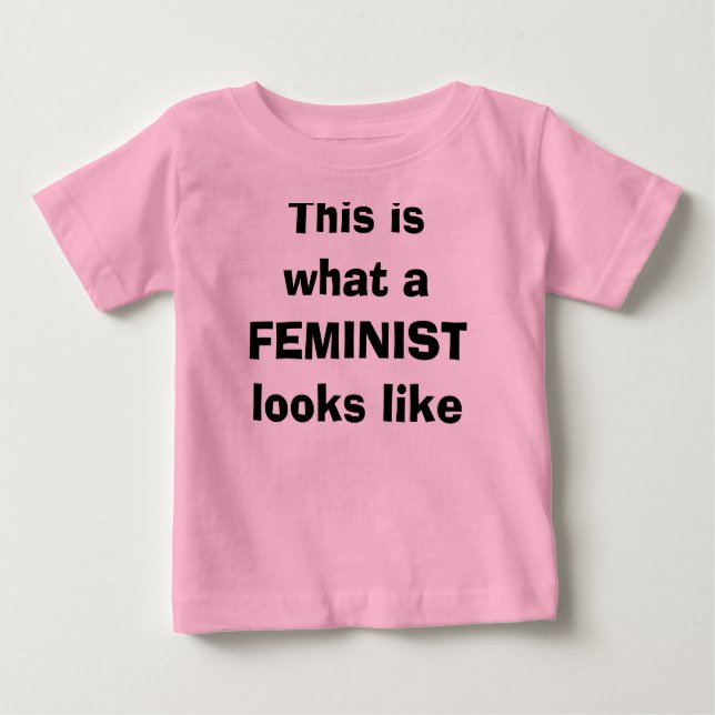 T-shirts É assim que se parece com uma FEMINISTA (Frente)