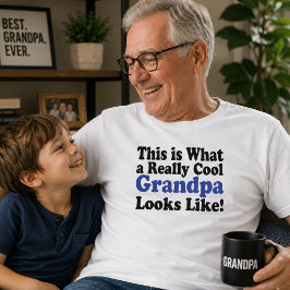 T-shirts É assim que um avô realmente legal parece