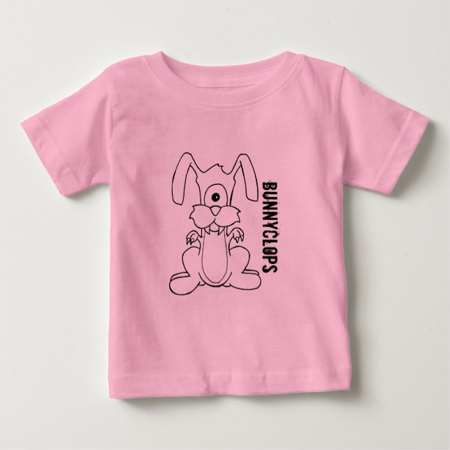 T-shirts "É Bunnyclops" (Frente)