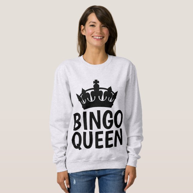 T-shirts e camisas de RAINHA BINGO (Frente Completa)