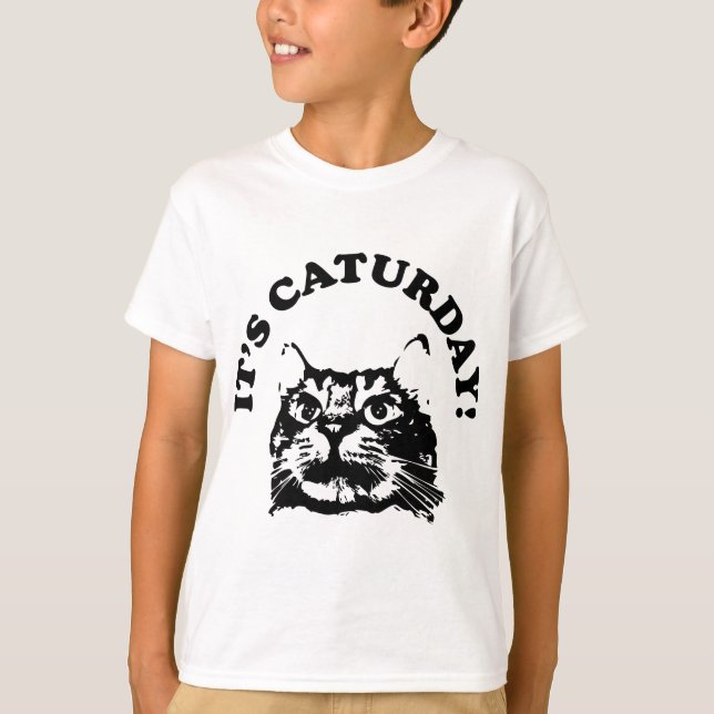 T-shirts É Caturday (Frente)