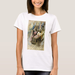 T-shirts E, doce cantando em volta de Thy cama