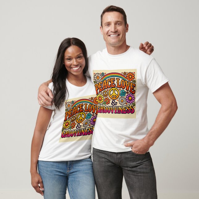 T-Shirts e Hoodies, Paz, Amor e Comovência (Unissex)