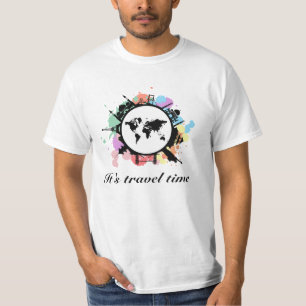 T-shirts É hora de viagem