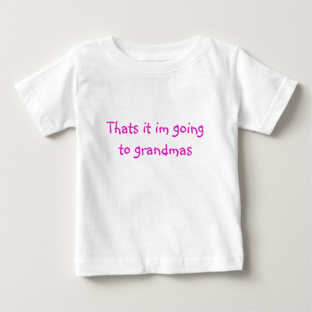 T-shirts É isso que eu vou fazer com vovó (Frente)