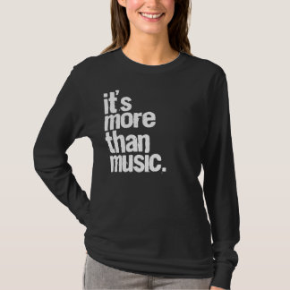 T-shirts É mais do que a música