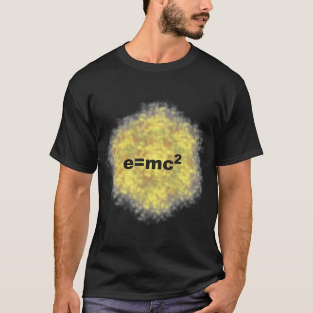T-shirts e=mc2 fórmula Einstein (Frente)