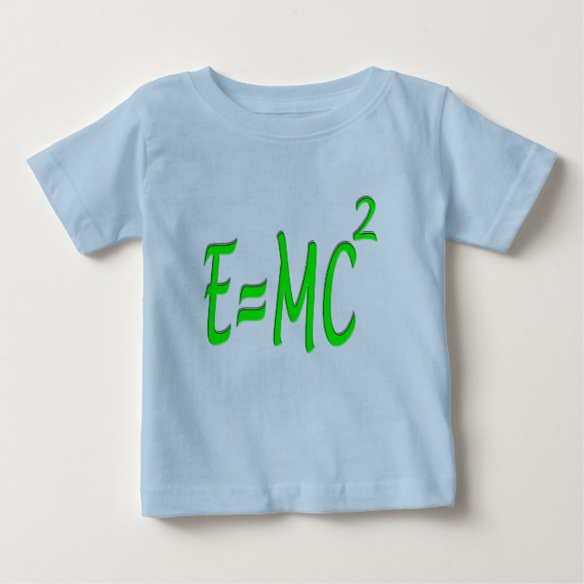 T-shirts E = MC 2 (verde) (Frente)