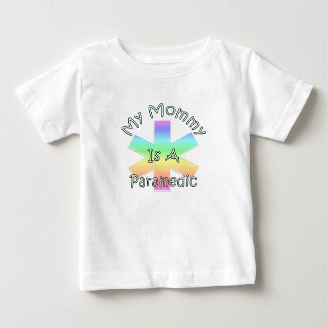 T-shirts E minha mamãe é um paramédico (Frente)