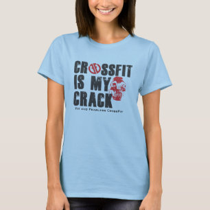 T-shirts é minha rachadura - ajustado e sem medo