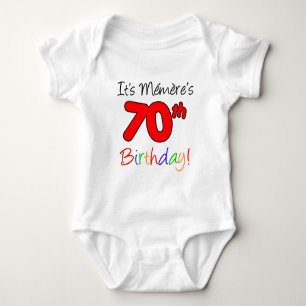 T-shirts É o Aniversário 70 da Memere