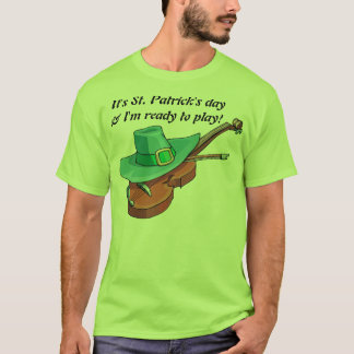 T-shirts É o dia de St Patrick & eu estou pronto para jogar