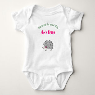 T-shirts É pano bonito feroz do bebê do bebé do ouriço