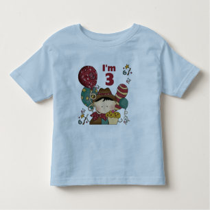 T-shirts e presentes aniversário de 3 anos