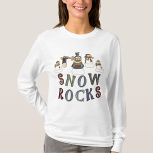 T-shirts e presentes com rochas de neve
