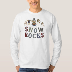 T-shirts e presentes com rochas de neve