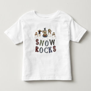 T-shirts e presentes com rochas de neve