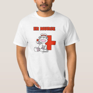 T-shirts e presentes da enfermeira Sock Monkey ER
