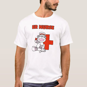 T-shirts e presentes da enfermeira Sock Monkey ER