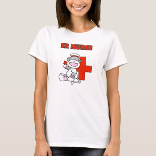 T-shirts e presentes da enfermeira Sock Monkey ER