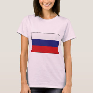 T-shirts e presentes de bandeira russa
