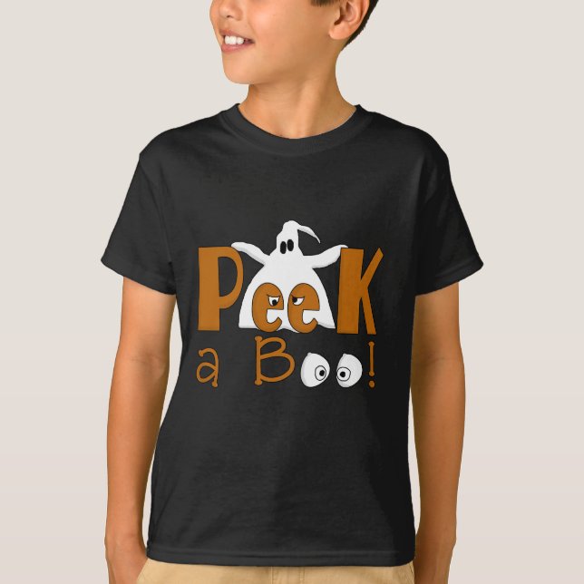 T-shirts e presentes de Boo Halloween (Frente)
