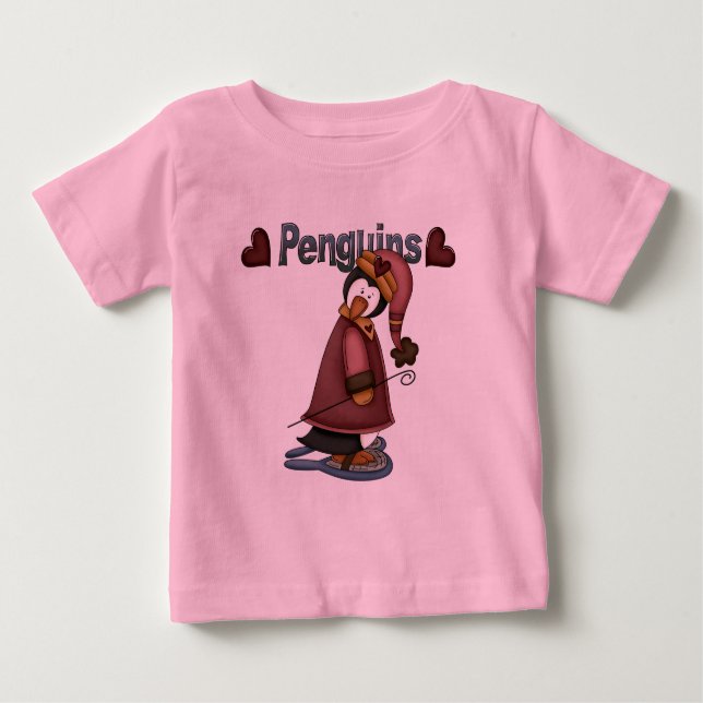 T-shirts e presentes de pinguim-neve (Frente)