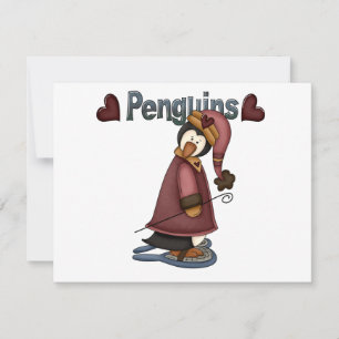 T-shirts e presentes de pinguim-neve