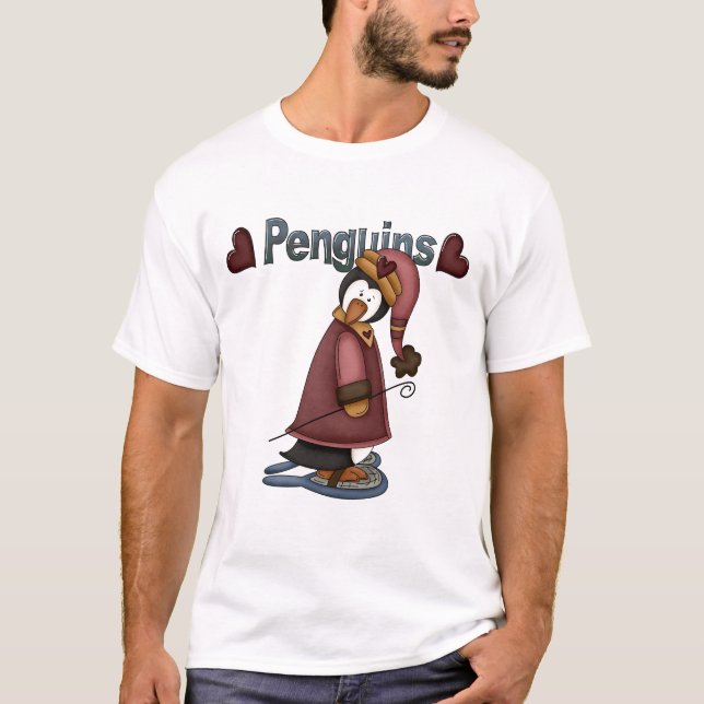 T-shirts e presentes de pinguim-neve (Frente)