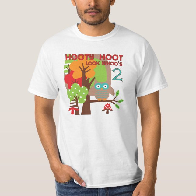 T-shirts e presentes de segundo aniversário (Frente)