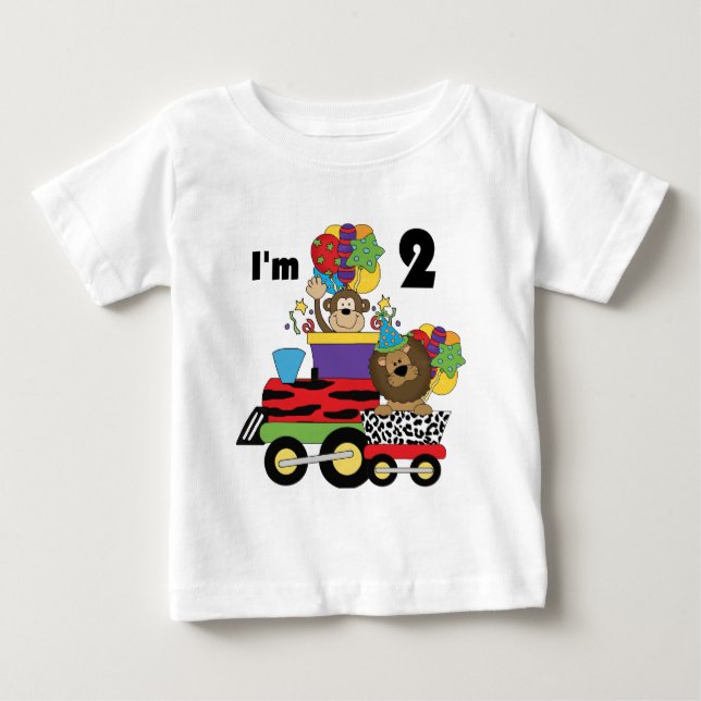 T-shirts e presentes de segundo aniversário de com (Frente)