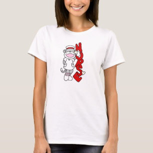 T-shirts e presentes para enfermeiros macacos-meia