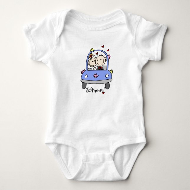 T-shirts e presentes recens casados (Frente)