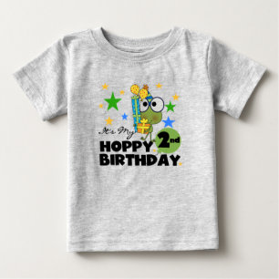 T-shirts e presentes segundos aniversários de Sapo