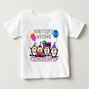 T-shirts e presentes segundos aniversários Pinguin