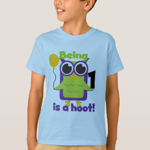 T-shirts e primeiros aniversarios de Hoot Owl