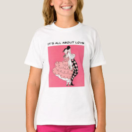 T-shirts É tudo sobre o "Love Art DecoValentine's Day Gift"