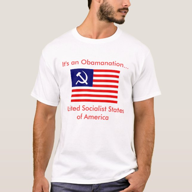 T-shirts É um Obamanation… USSA (Frente)
