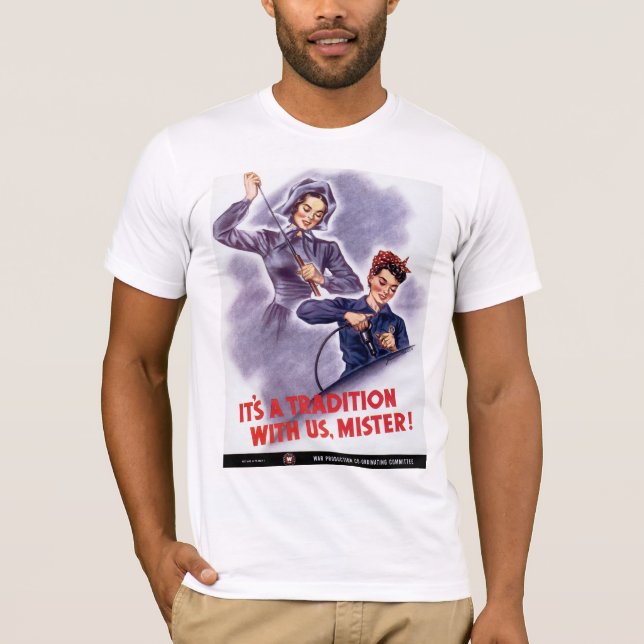 T-shirts É uma tradição conosco, senhor! (Frente)
