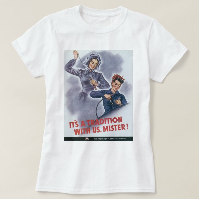 T-shirts É uma tradição conosco, senhor! (Frente do Design)