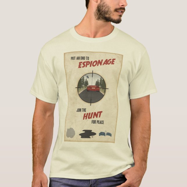 T-shirts É você um espião? (Frente)